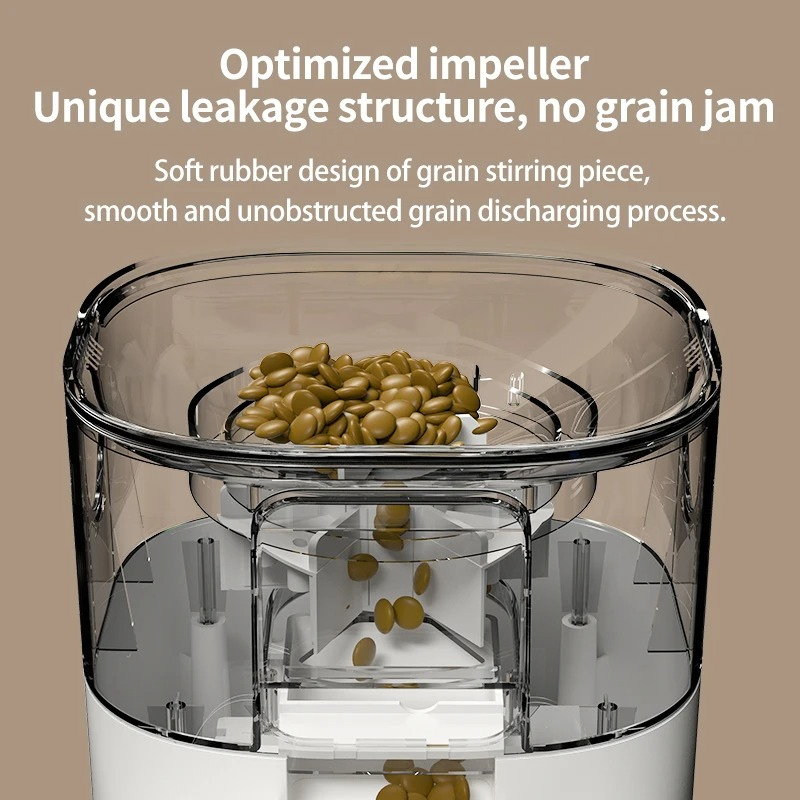 Dual‑Bowl Smart Automatic Cat Feeder – WiFi Scheduling & Timer – Rechargeable Plastic – 7 L – Cats