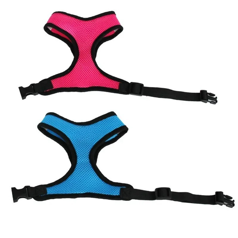 Pet Harness & Leash Set – Quick‑Release Adjustable Polyester Mesh – Breathable S/M/L Vest – Cats & Small Dogs