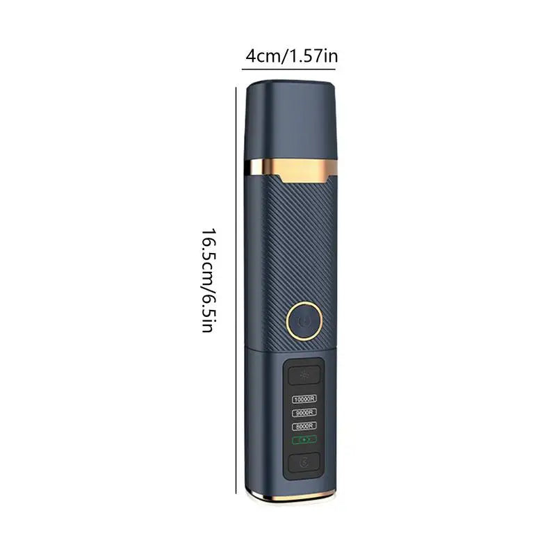 Electric Dog Nail File & Trimmer – Quiet Rechargeable Nail Grinder – 3‑Speed Stainless Steel – 6.5″×1.6″ – Cats & Dogs