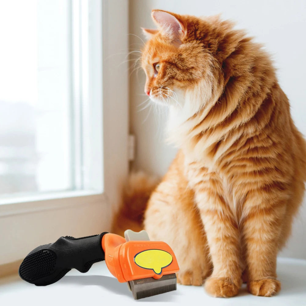 Self-Cleaning Slicker Brush – Efficient Deshedding & Detangling – TRP Rubber & ABS Plastic – 12 Size/Hair‑Length Variants – Cats & Dogs