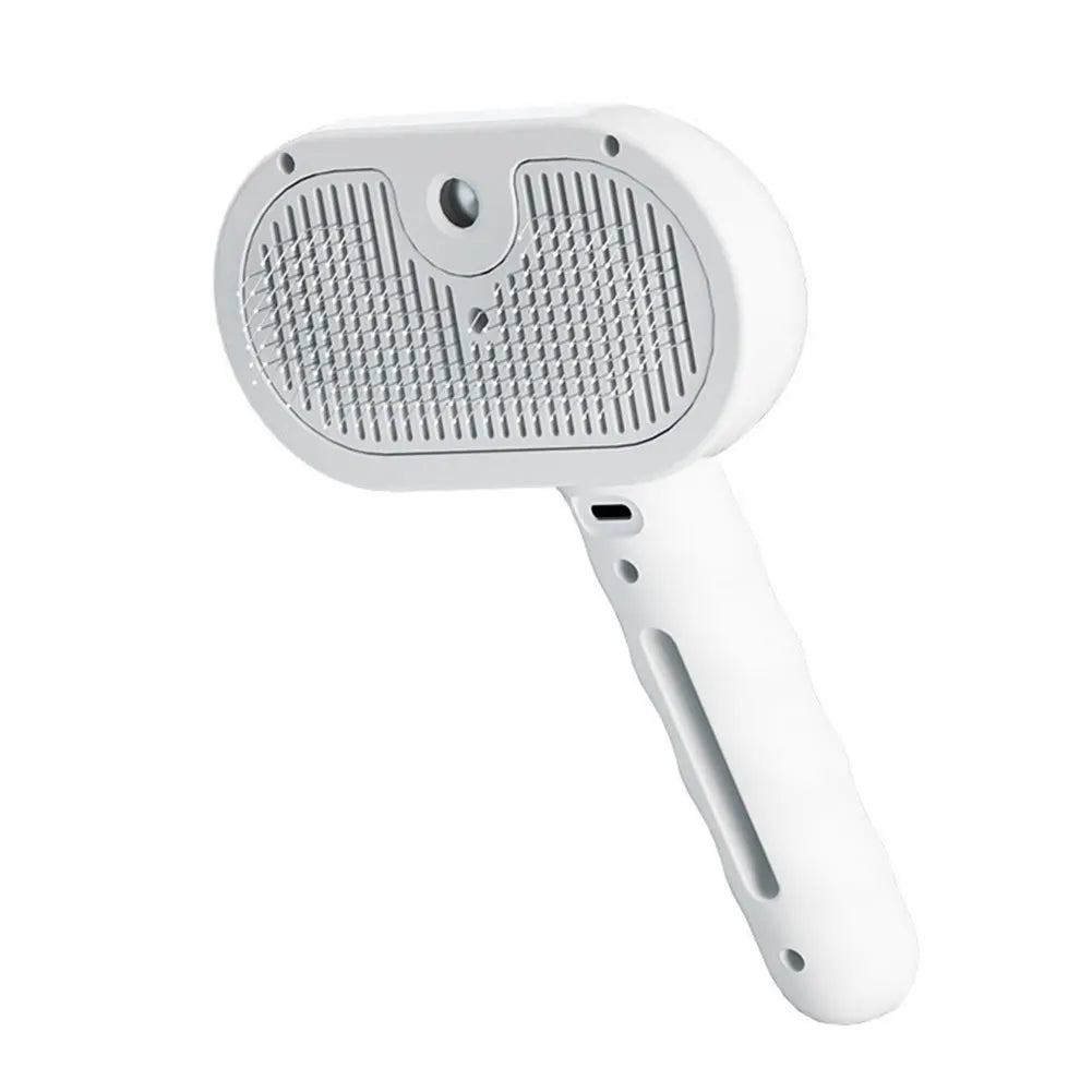 3‑in‑1 Steam Pet Grooming Brush – Static Reduction & Deshedding – ABS & Stainless Steel – 7.87″×4.53″×2.76″ – Cats, Dogs & Small Animals