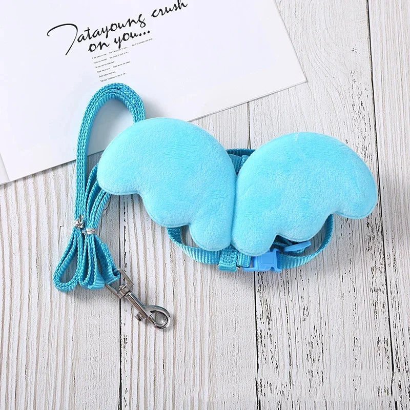 Adjustable Duck Wing Pet Harness & Leash – Safe Walking Rope – Nylon – XS/S/M – Multi‑Color