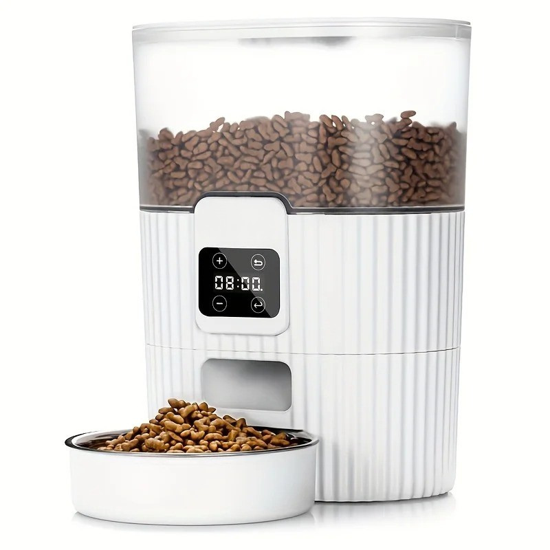 Automatic Pet Feeder – Smart WiFi Scheduling – LCD Display & Programmable – 50–2000 g Capacity – Cats