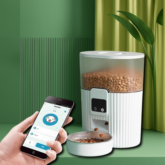 Automatic Pet Feeder – Smart WiFi Scheduling – LCD Display & Programmable – 50–2000 g Capacity – Cats