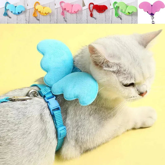 Adjustable Duck Wing Pet Harness & Leash – Safe Walking Rope – Nylon – XS/S/M – Multi‑Color