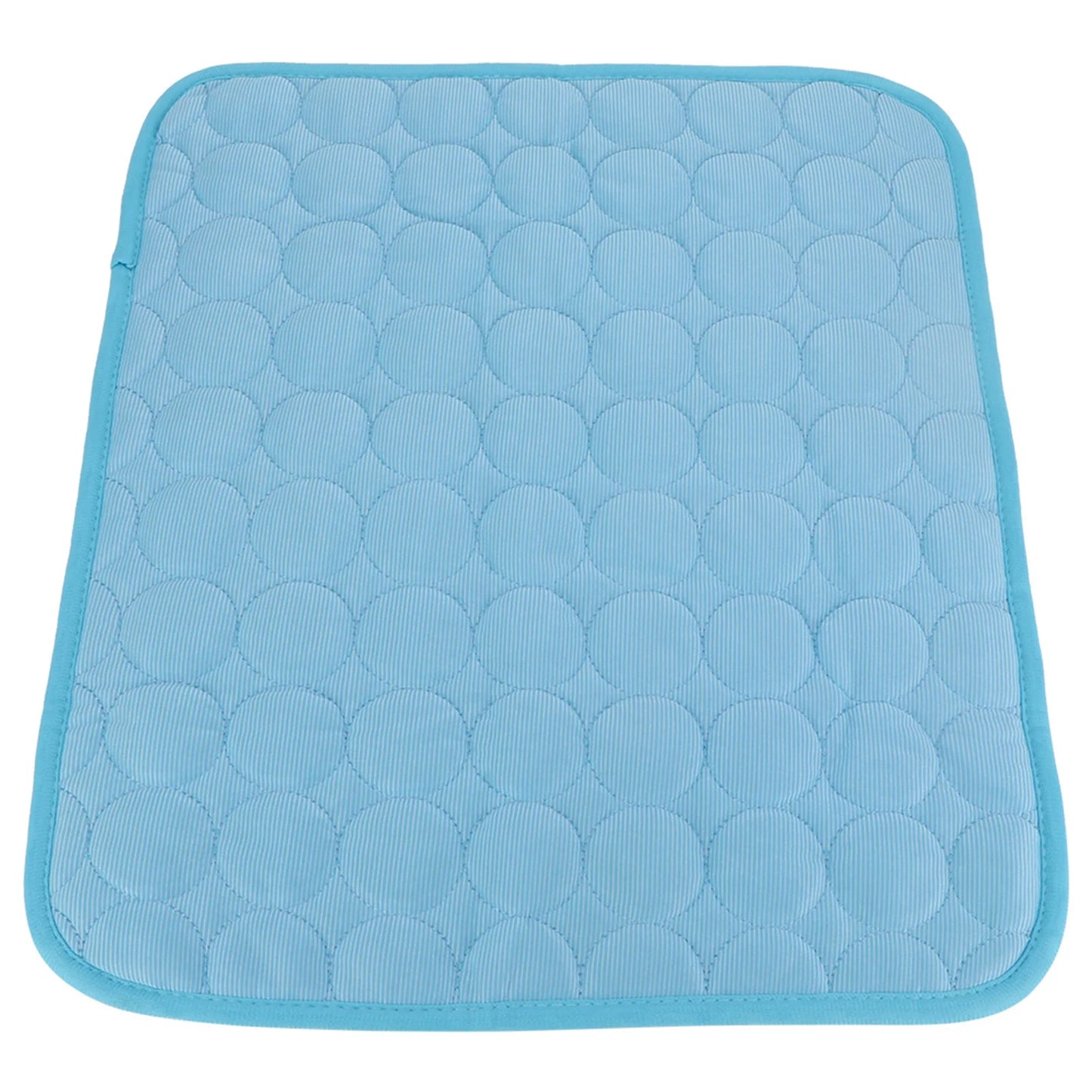 Pet Cooling Mat – Self-Cooling Ice Silk Comfort – Breathable Mesh & Cotton Core – 23.6×19.7″ Blue – Dogs & Cats