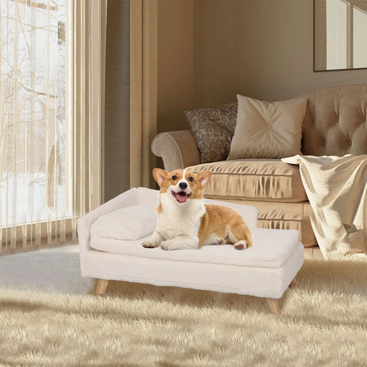 Elevated Pet Bed – Waterproof Cozy Sofa – Plush Cotton & PP Filling – Small & Large – Small Dogs & Kittens